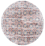 Safavieh Lagoon 6'-7" x 6'-7" Rug in Brown / Navy