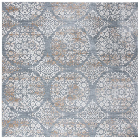 Safavieh Martha Stewart Isabella 6'-7" x 6'-7" Rug in Silver / Ivory