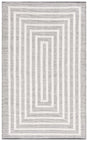 Safavieh Natura 4'-0" x 6'-0" Rug in Black / Ivory