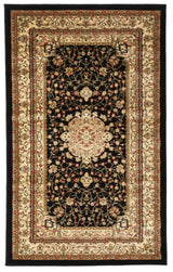 Safavieh Lyndhurst 3'-3" x 5'-3" Rug in Black / Ivory
