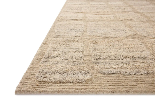 Loloi Hughes HUS-01 Natural Rug - rug corner