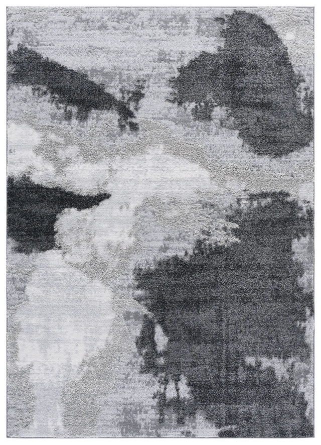 Safavieh Wave 4'-0" x 6'-0" Rug in Grey / Light Grey