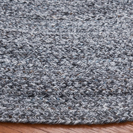 Safavieh Braided 5'-0" x 5'-0" Rug in Charcoal