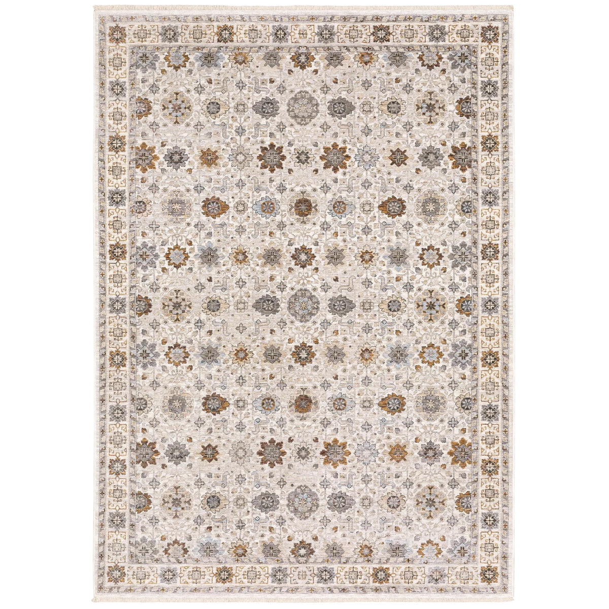 Oriental Weavers Sphinx Maharaja 071W1 Ivory/Multi Rugs - main flat