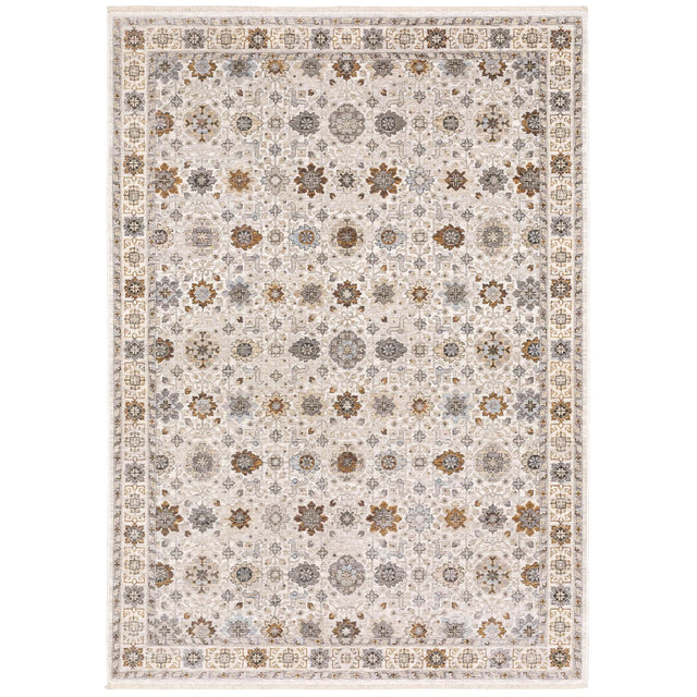 Oriental Weavers Sphinx Maharaja 071W1 Ivory/Multi Rugs - main flat