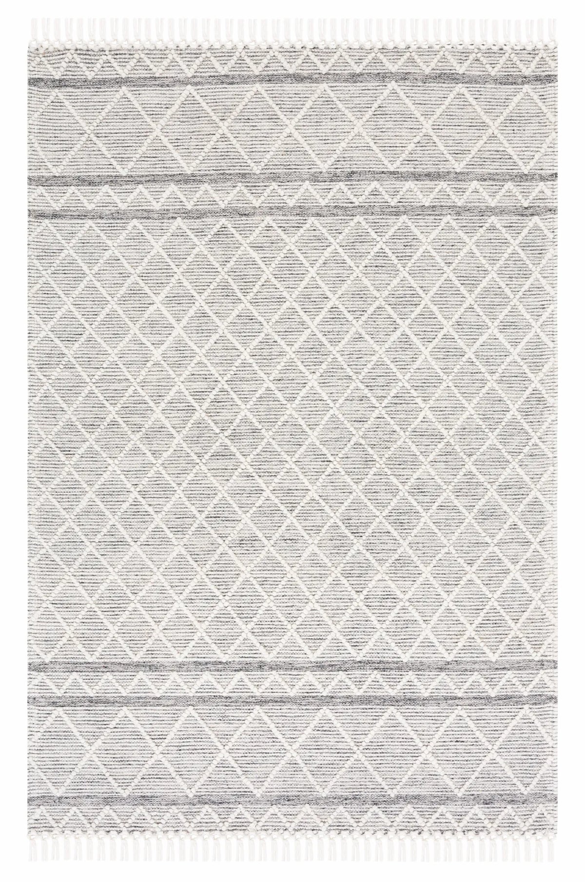 Safavieh Vermont 4'-0" x 6'-0" Rug in Grey / Ivory