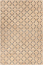 Chandra Ethel ETH-52806 Gray / Natural rug, flat view