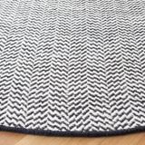 Safavieh Vermont 6'-0" x 6'-0" Rug in Black / Ivory