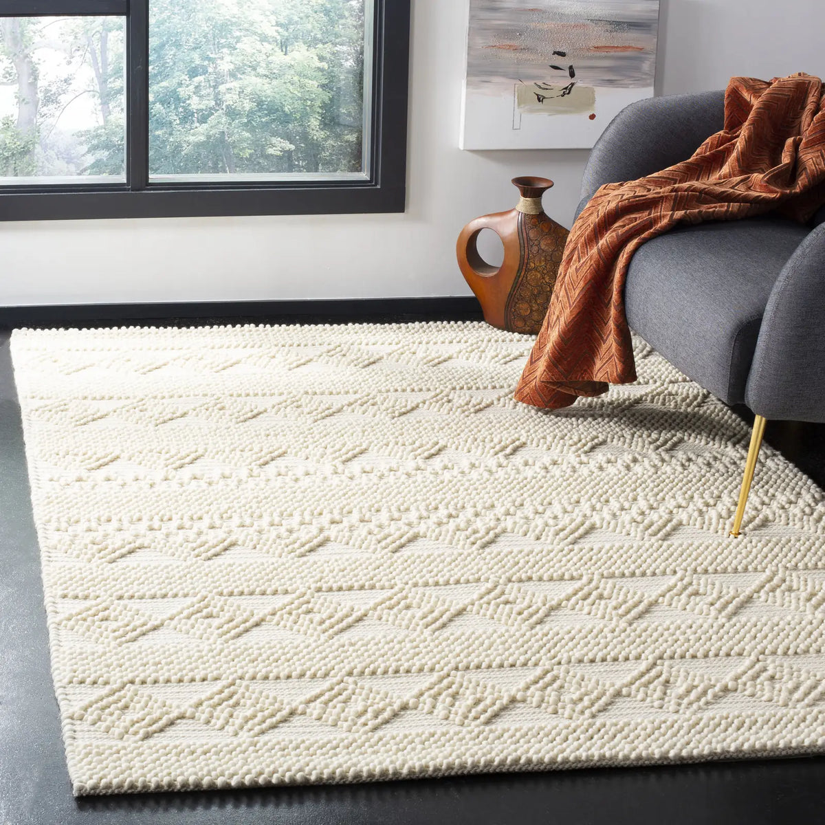 Safavieh Natura 4'-0" x 6'-0" Rug in Ivory