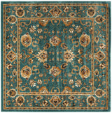Safavieh Summit 6'-7" x 6'-7" Rug in Teal / Teal