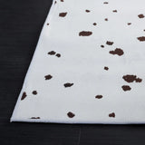Safavieh Faux Hide 4'-0" x 6'-0" Rug in Ivory / Black