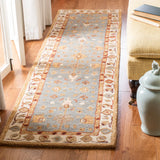 Safavieh Anatolia 2'-3" x 12'-0" Rug in Blue / Ivory