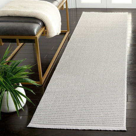 Safavieh Whisper 2'-2" x 8'-0" Rug in Grey / Dark Grey