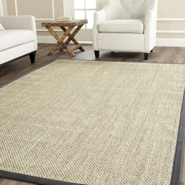Safavieh Natural Fiber 6'-0" x 9'-0" Rug in Marble / Grey