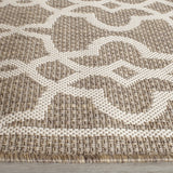 Safavieh Courtyard 2'-7" x 8'-2" Rug in Mocha / Beige
