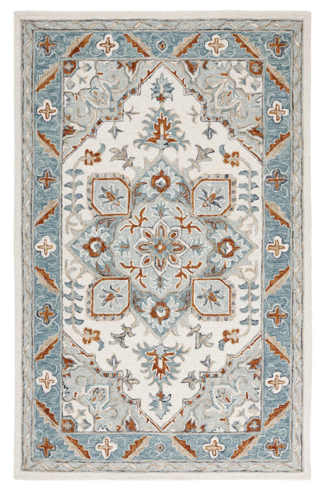 Safavieh Metro 4'-0" x 6'-0" Rug in Ivory / Blue