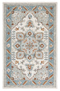 Safavieh Metro 4'-0" x 6'-0" Rug in Ivory / Blue