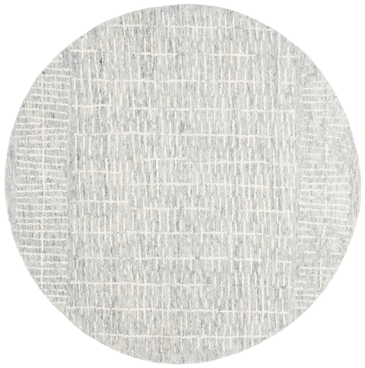 Safavieh Abstract 6'-0" x 6'-0" Rug in Light Blue / Ivory