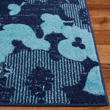 Safavieh Adirondack 4'-5" x 6'-5" Rug in Navy / Aqua