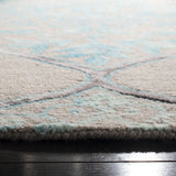 Safavieh Dip Dye 5'-0" x 5'-0" Rug in Grey / Turquoise