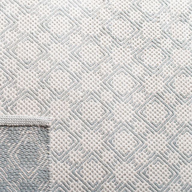 Safavieh Klc-Cotton Kilim 5'-0" x 8'-0" Rug in Grey / Ivory