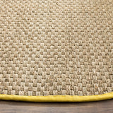 Safavieh Natural Fiber 6'-0" x 6'-0" Rug in Natural / Gold