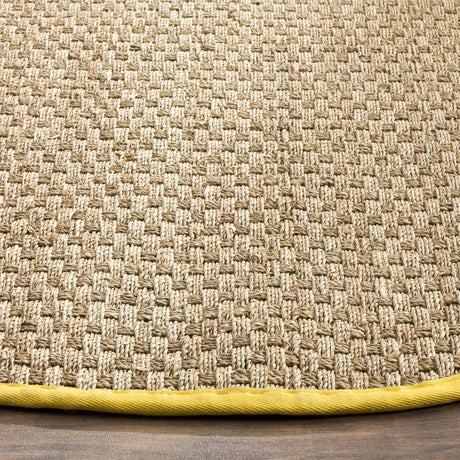 Safavieh Natural Fiber 6'-0" x 6'-0" Rug in Natural / Gold