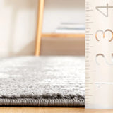 Safavieh Tulum 4'-5" x 6'-5" Rug in Dark Grey / Ivory