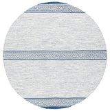 Safavieh Montauk 6'-0" x 6'-0" Rug in Ivory / Navy
