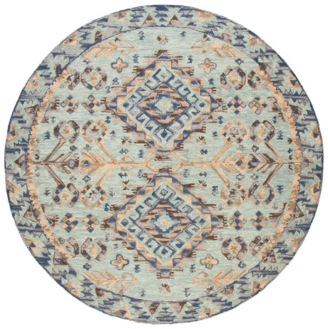Safavieh Aspen 5'-0" x 5'-0" Rug in Blue / Beige