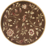 Safavieh Lyndhurst 5'-3" x 5'-3" Rug in Brown / Multi