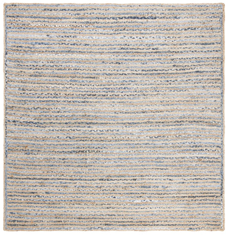 Safavieh Cape Cod 5'-0" x 5'-0" Rug in Natural / Blue