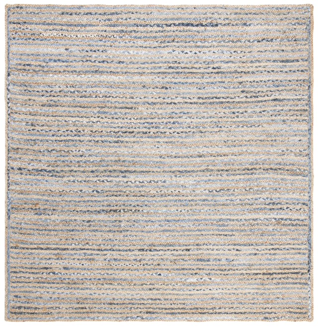 Safavieh Cape Cod 5'-0" x 5'-0" Rug in Natural / Blue