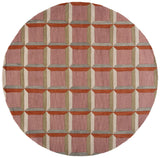 Safavieh Genre 7'-0" x 7'-0" Rug in Pink / Beige