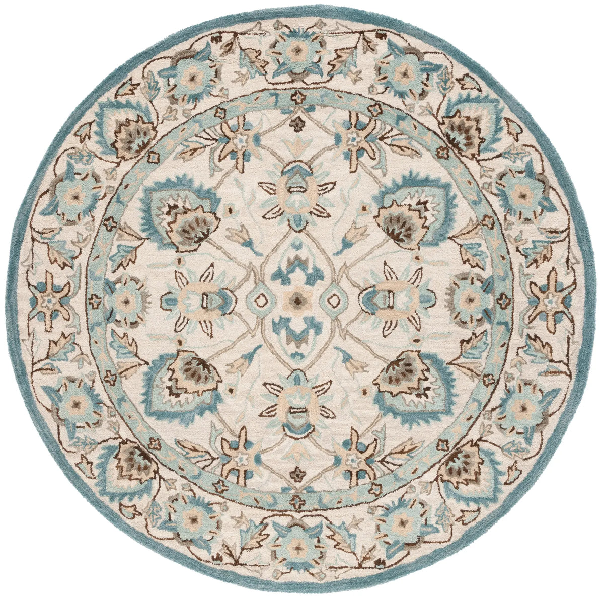Safavieh Antiquity 6'-0" x 6'-0" Rug in Peacock / Blue