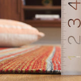 Safavieh Striped Kilim 5'-0" x 8'-0" Rug in Beige