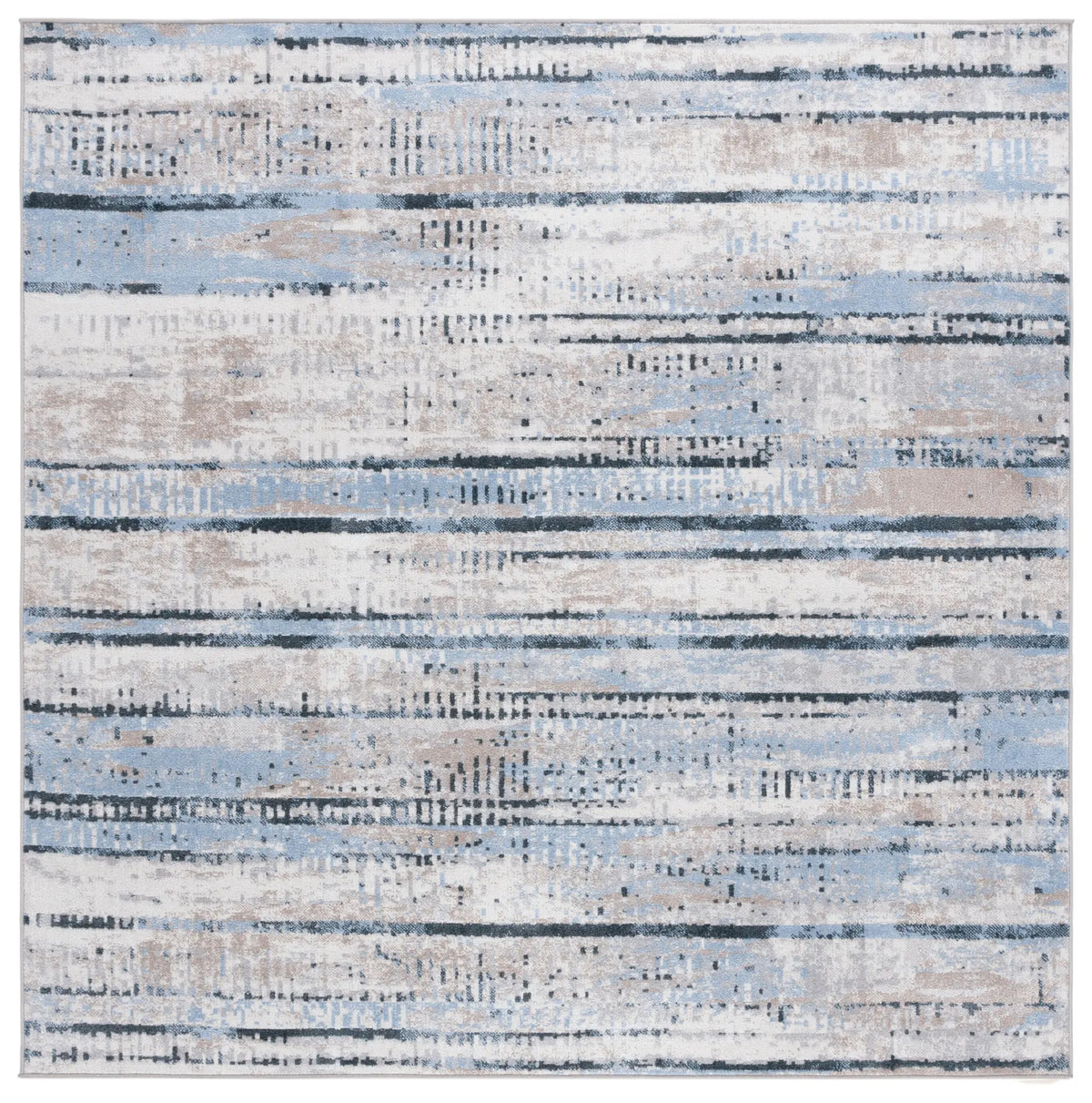 Safavieh Bayside 6'-7" x 6'-7" Rug in Blue / Gold