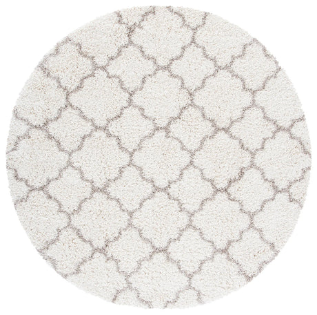 Safavieh Hudson Shag 7'-0" x 7'-0" Rug in Ivory / Beige