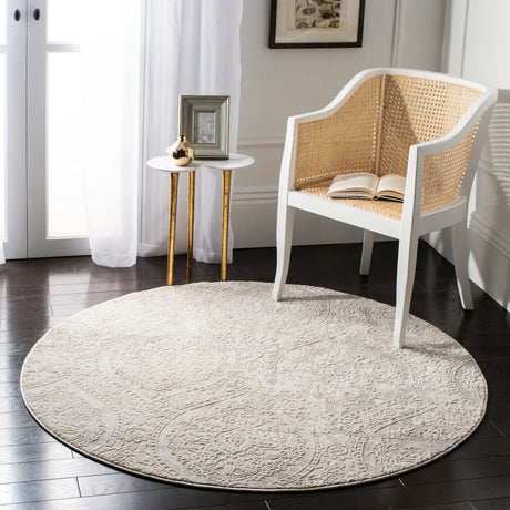 Safavieh Princeton 5'-0" x 5'-0" Rug in Grey / Beige