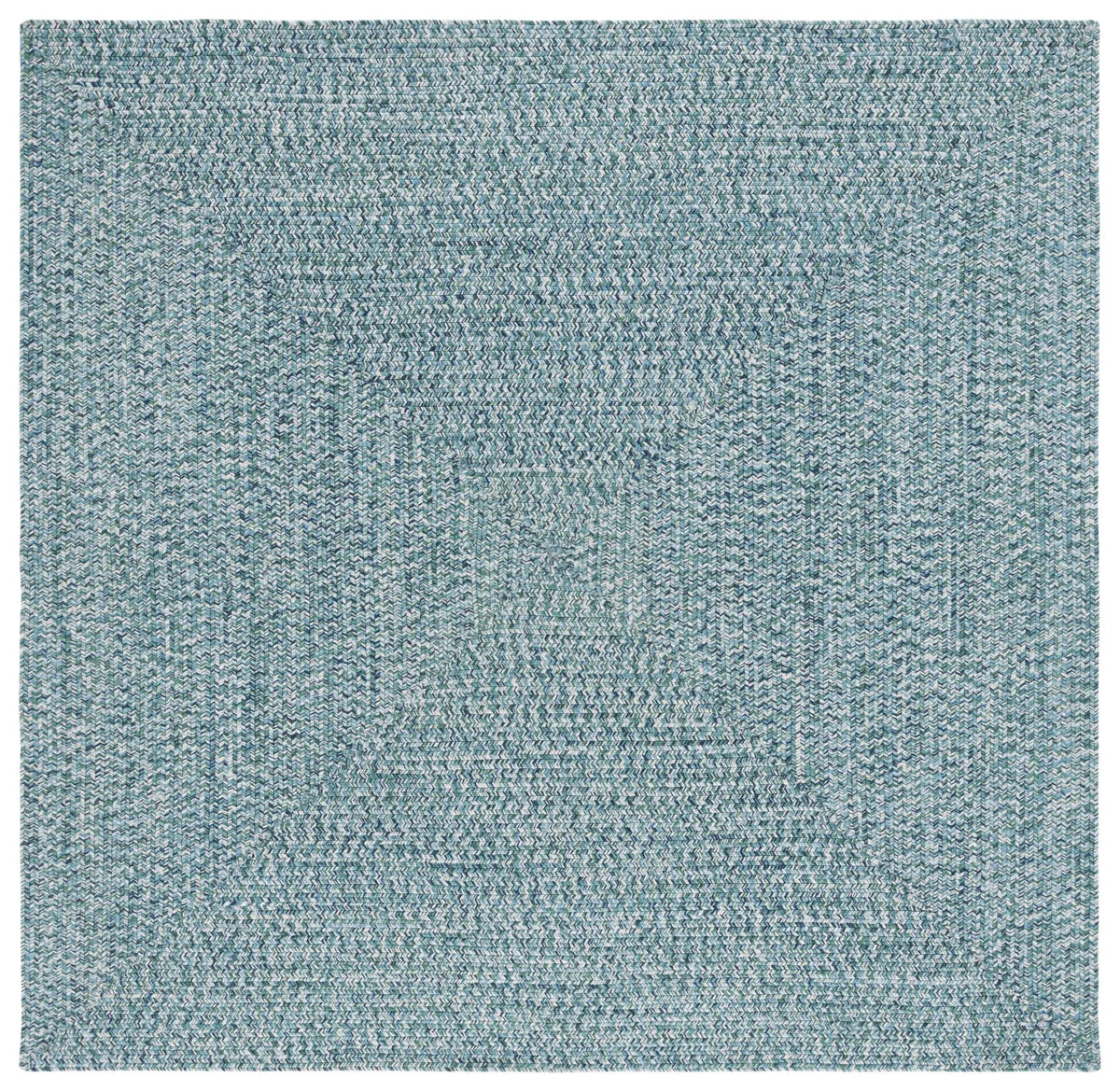 Safavieh Braided 5'-0" x 5'-0" Rug in Teal / Green