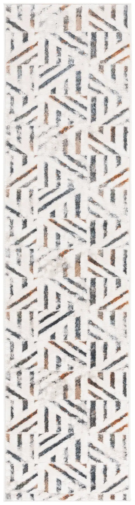 Safavieh Alenia 100 2'-0" x 8'-0" Rug in Ivory / Grey