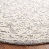 Safavieh Metro 6'-0" x 6'-0" Rug in Dark Grey / Ivory