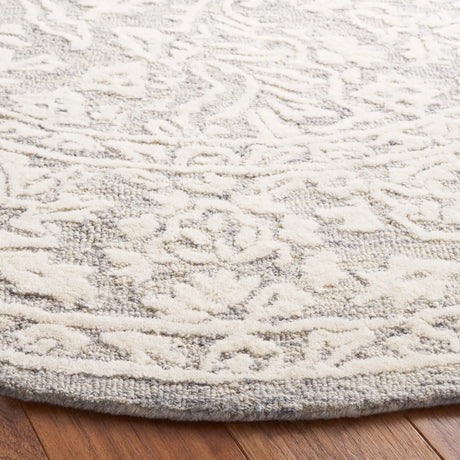 Safavieh Metro 6'-0" x 6'-0" Rug in Dark Grey / Ivory