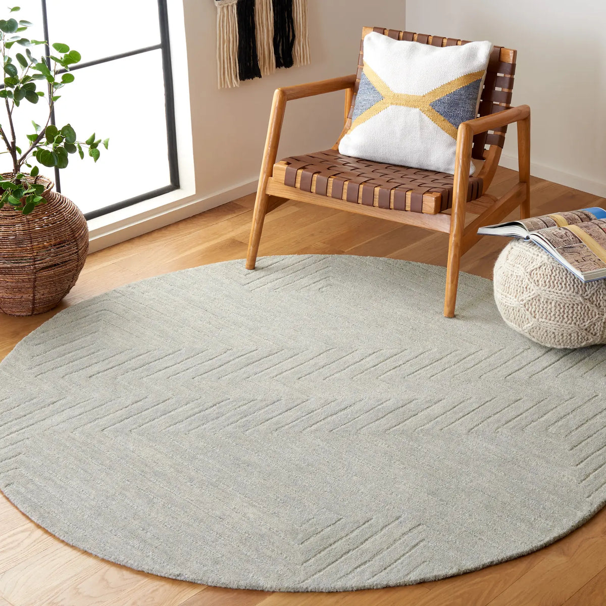 Safavieh Chatham 6'-0" x 6'-0" Rug in Blue