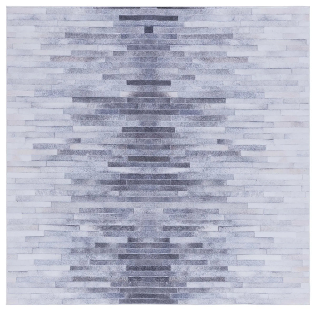 Safavieh Faux Hide 6'-0" x 6'-0" Rug in Ivory / Light Grey