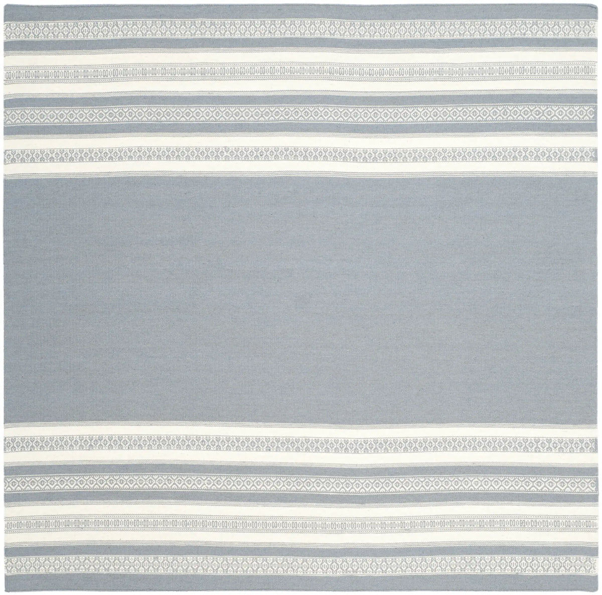 Safavieh Dhurries 6'-0" x 6'-0" Rug in Grey