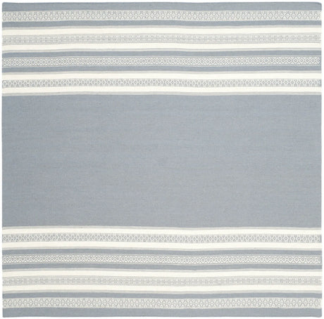 Safavieh Dhurries 6'-0" x 6'-0" Rug in Grey
