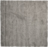 Safavieh Florida Shag 5'-0" x 5'-0" Rug in Grey