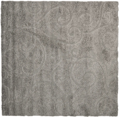 Safavieh Florida Shag 5'-0" x 5'-0" Rug in Grey
