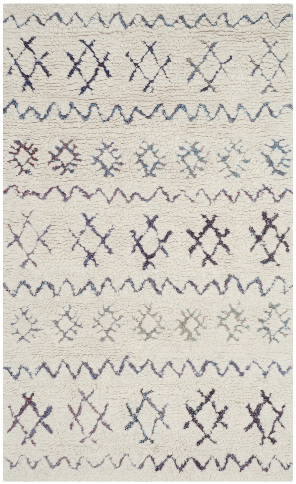 Safavieh Casablanca 3'-0" x 5'-0" Rug in Ivory / Multi
